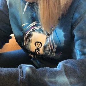 Coralline Sweatshirt with hood. Pullover.